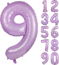 40" Macaron Purple Number 9 Balloons Helium Foil Mylar Balloon Digit 9 | by Exquisitehighqualitypartydecorationstomeetyoureveryneed%EF%BC%81