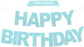 BEISHIDA Pre-Strung Light Blue Happy Birthday Banner Party Sign Decoration | by Beishida