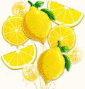 Lemon Party Decoration with Lemon Balloons Yellow Confetti Balloons by Unknown