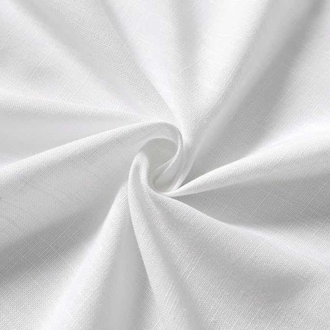 White Linen Curtains 96 inches Long - Image 7