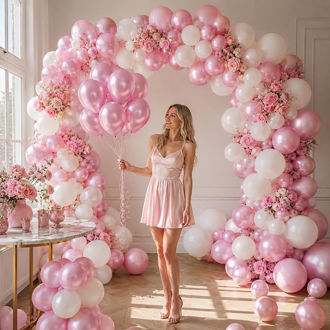 Metallic Pink Balloons - Image 7
