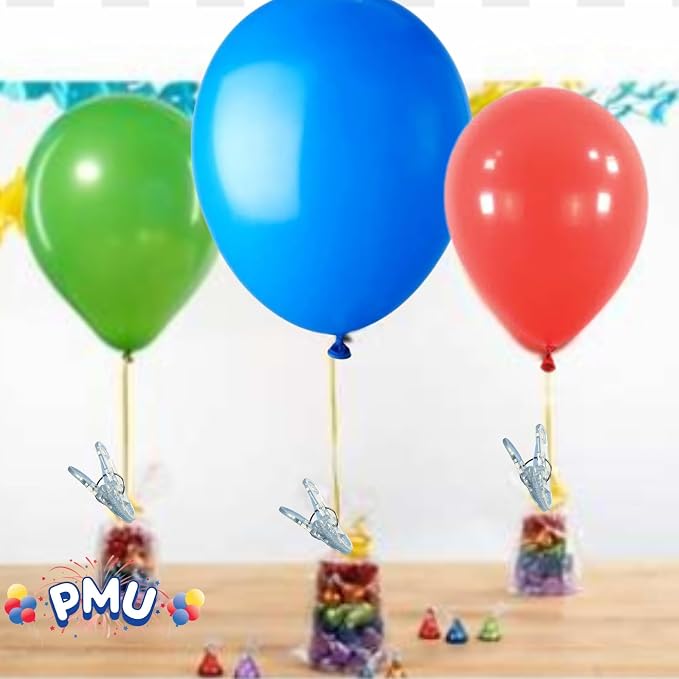 PMU Bubble/Balloon 30 gram Clip-n-Weight Clear Plastic Balloon Weights Pkg/1 - Image 6