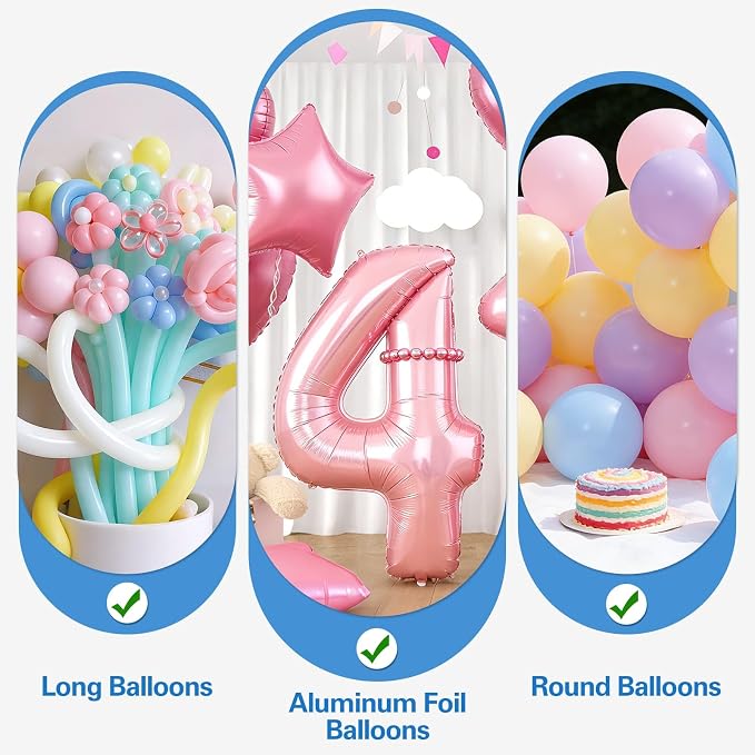 Denkee Balloon Pump Electric, Rechargeable Cordless Balloon Air Pump Portable - Image 6
