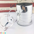 Silver Balloon String Curling Ribbon 500 Yards by YESON