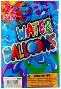 72 Pack Brightly Colored Water Balloons Set – Durable Plastic by Unknown