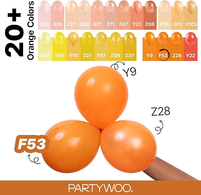 PartyWoo Burnt Orange Balloons 120pcs Terracotta Fall Color 18 12 10 5 Inch | - Image 4