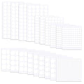 1240pcs Double Sided Sticky Dots, Mini Clear Glue Adhesive Dots Balloon Sticky by Juasky