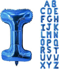 Letter Balloons 40 Inch Blue Giant Alphabet Balloons Letter I | Foil Mylar Big by YUNSHANGMO