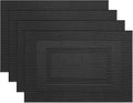 PIGCHCY Placemats, Washable Vinyl Woven Table Mats, Elegant Durable Placemats by PIGCHCY
