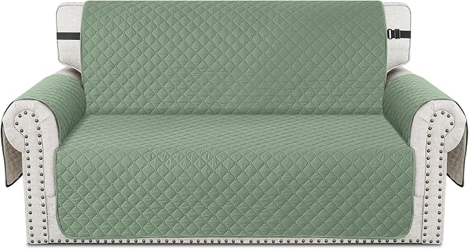 XINEAGE Waterproof Loveseat Sofa Cover, Washable Slipcover 2 Seater Couch Cover by XINEAGE