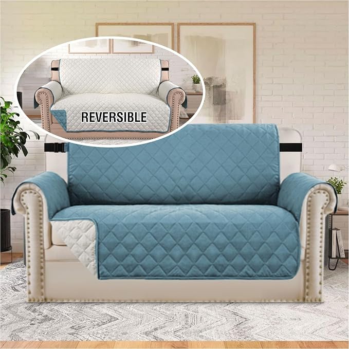 H.VERSAILTEX Reversible Loveseat Couch Covers - Image 3
