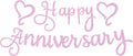 Pre-Strung Happy Anniversary Banner by EONNCNT