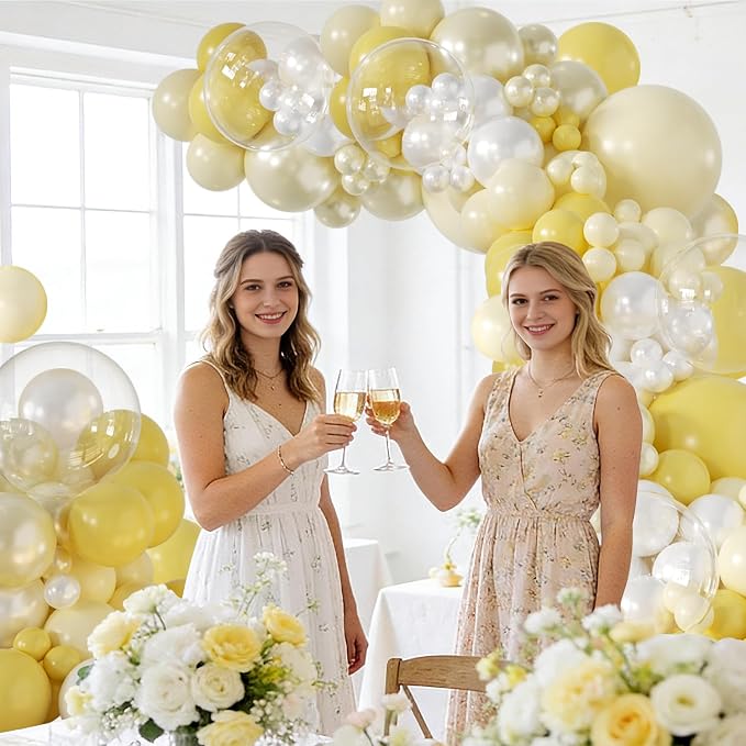 Yellow Balloon Arch Kit for Wedding Baby Shower Bridal Shower Decorations | - Image 6