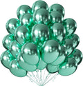10 Inch Metallic Green Balloons by KALOR