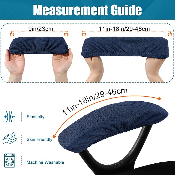 Smiry Office Computer Chair Armrest Covers - Image 5