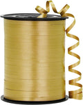 Gold Ribbon - 500 Yard Crimped Curly Gold Ribbon by OMISELIO