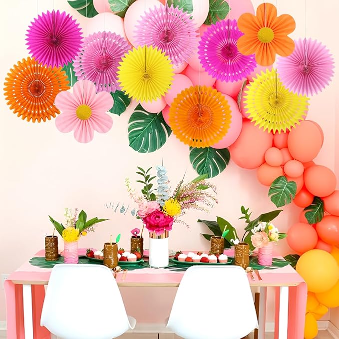zilue Paper Fans Party Decorations Paper Flowers Decorations - Image 7