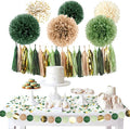 AOBKIAT Sage Green Wedding Party Decorations Kit, Tassels Hanging Backdrop by aobkiat