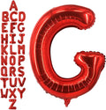 40 Inch Red Letter G Balloons, DIY Phrase Foil Alphabet Letter G Balloons DIY by LHOAVWE