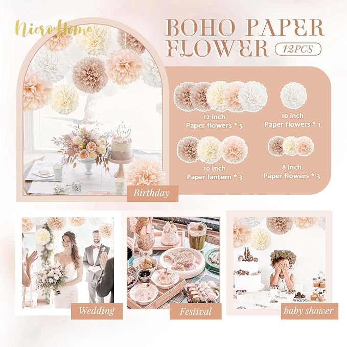 NICROHOME EUR Wedding Decorations, Engagement Receptions, Bachelorette - Image 7