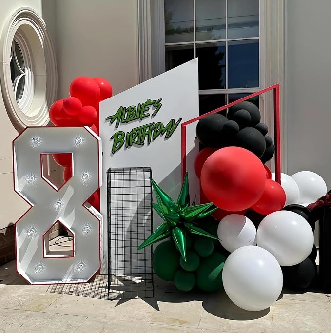 Red Balloons 18 Inch 24 Pack Matte Helium Latex Round Balloons - Image 5