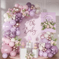 Dusty Purple Balloon Arch Kit Pink and Lavender Balloon Garland | 126Pcs Light by NUTTYBASH