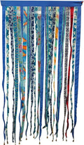 Mango Gifts Old Silk Sari Ribbon Doorway Curtain Hippie Bohemian Room Divider by MangoGifts