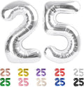 25 Balloon Numbers 40Inch for 25th Year Old Birthday Decorations, Inflation by Mluchee