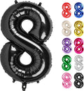 Black Number 8 Balloon 40 Inch by IWERP