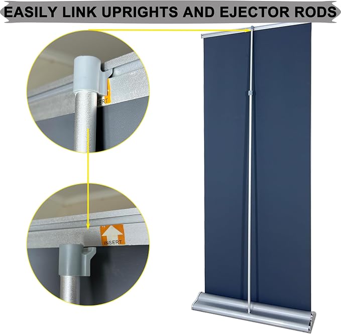 CUSTOM Retractable Banner Stand 33.5"x80" MADE IN USA UV Printing 1-2 DAY - Image 5