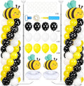 2 Sets Bee Birthday Party Balloon Column Stand Kit by Naozinebi