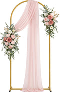 6FT Arch Backdrop Stand, Metal Gold Wedding Arch Frame | by Unknown