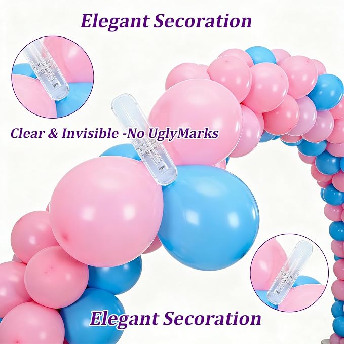 40 Pcs Clear Plastic Spring Clamps Backdrop Clips | Anti Slip Spring Clips 1.7 - Image 5