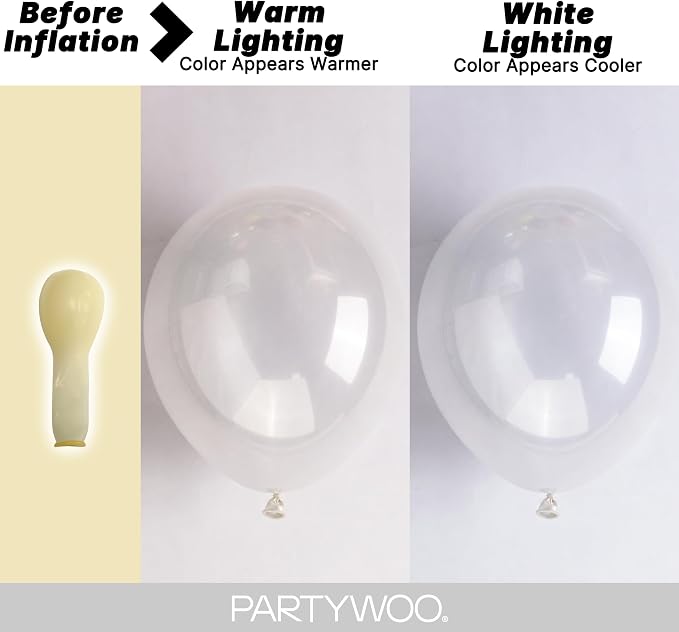 PartyWoo Clear Balloons 140pcs Different Sizes of 18 12 10 5 Inch | Balloons - Image 3