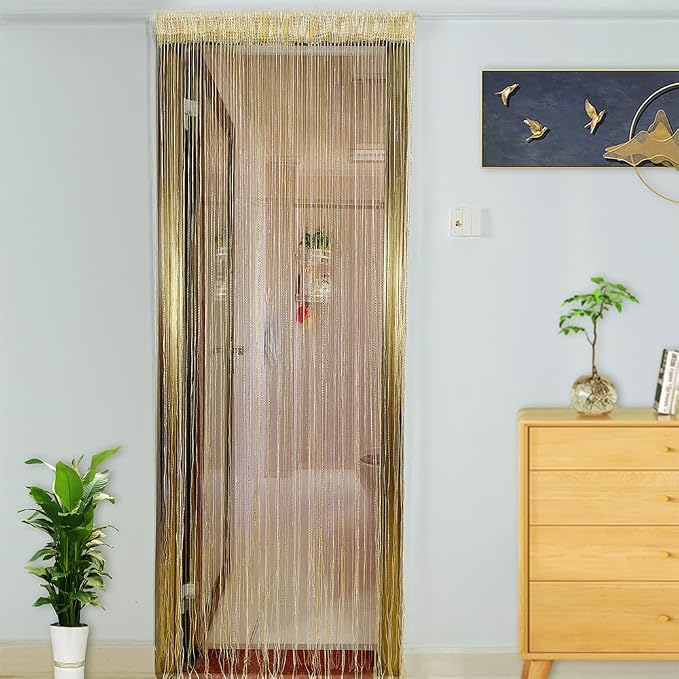 Home Decor Sequin Curtain for Doorway, Door String Curtains, 39x79 inch Closet - Image 3