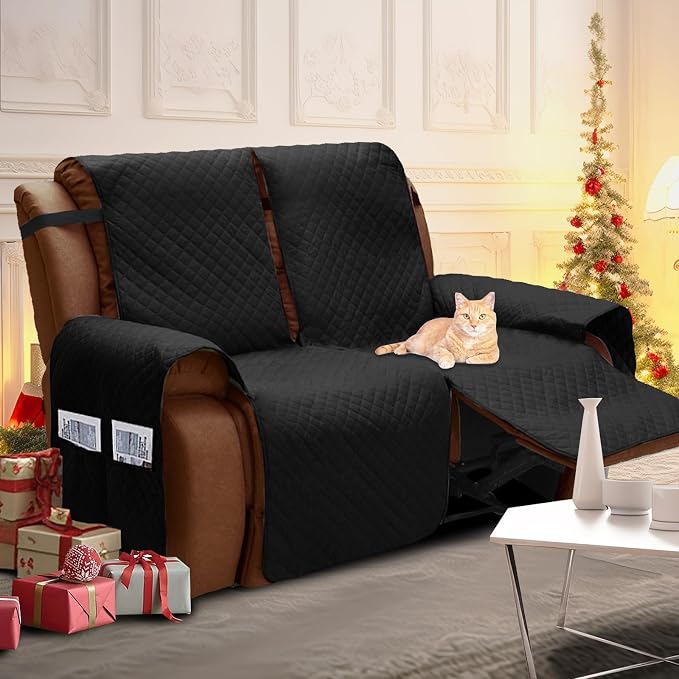 XINEAGE Water Resistant Recliner Cover, 2 Seat Loveseat Covers - Image 4