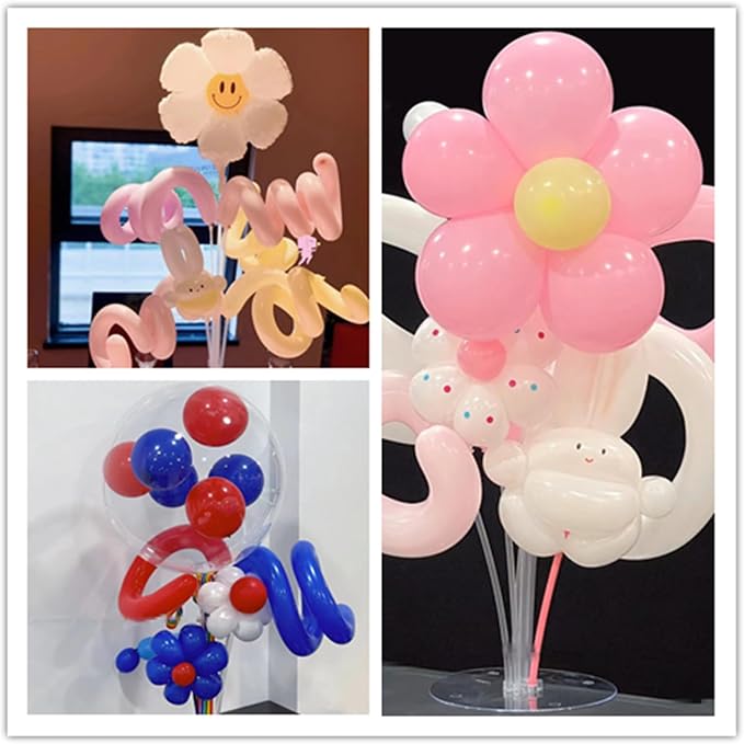 Jiesky 7 Sets 28 Inch Balloon Stand Kits, Balloon Sticks - Image 7