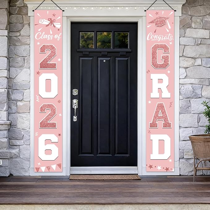 Graduation Decorations 2026, Graduation Banner Class of 2026, Congrats Grad - Image 5