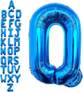 40 Inch Blue Letter Q Balloons, DIY Phrase Foil Alphabet Letter Q Balloons DIY by LHOAVWE
