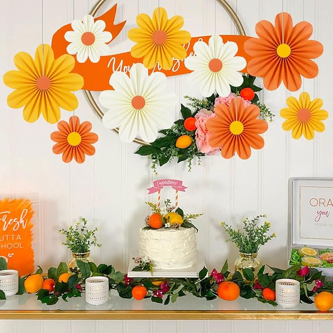 zilue Paper Fans Party Decorations Paper Flowers Decorations - Image 3