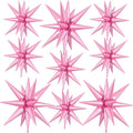 9Pcs Pink Star Balloons, Large Explosion Star Foil Balloons, Metallic Pink by Dagelar