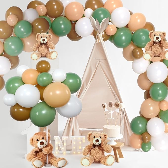 Meooeck 185 Pcs Bear Baby Shower Party Decorations Table Centerpieces 5 Pcs 13. - Image 2