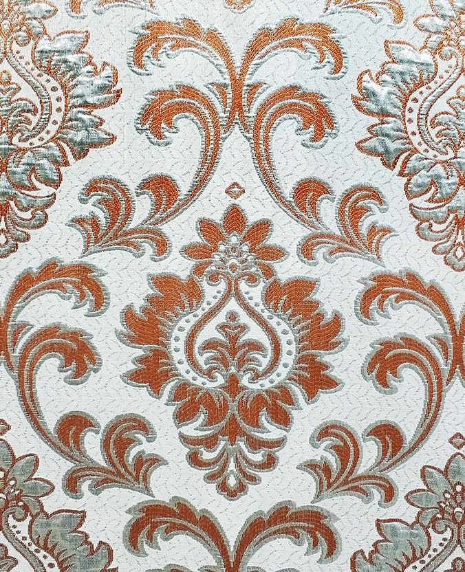 GOHD Samba Star Jacquard Window Curtain 2PC Panels.Each pc W54 xL90.Rust - Image 4