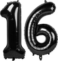 Numbers 15 Balloon 40Inch Black Balloons by Argthjy