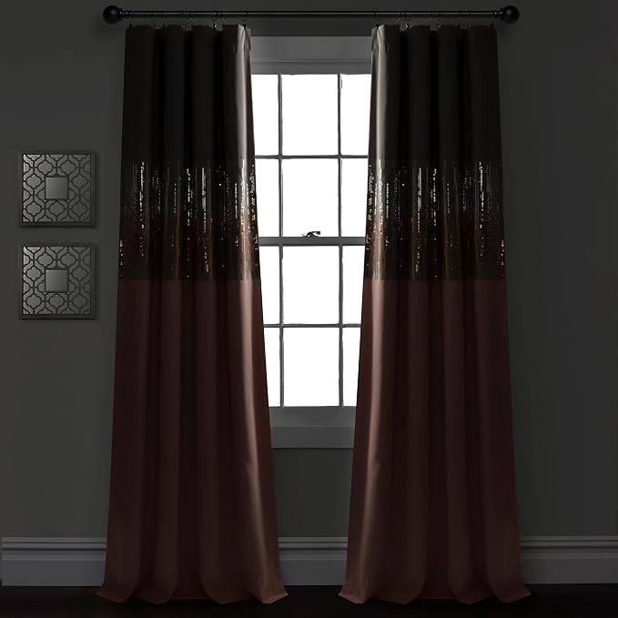 Lush Decor Night Sky 100% Blackout Window Curtain Panel Single 42"W x 84"L - Image 2