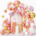 Rose Gold Balloons Arch Kit by FQZYLCH