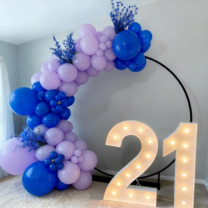 100pcs 5 Inch Small Royal Blue Balloons Arch Garland Fillers | 5” Mini Matte - Image 5