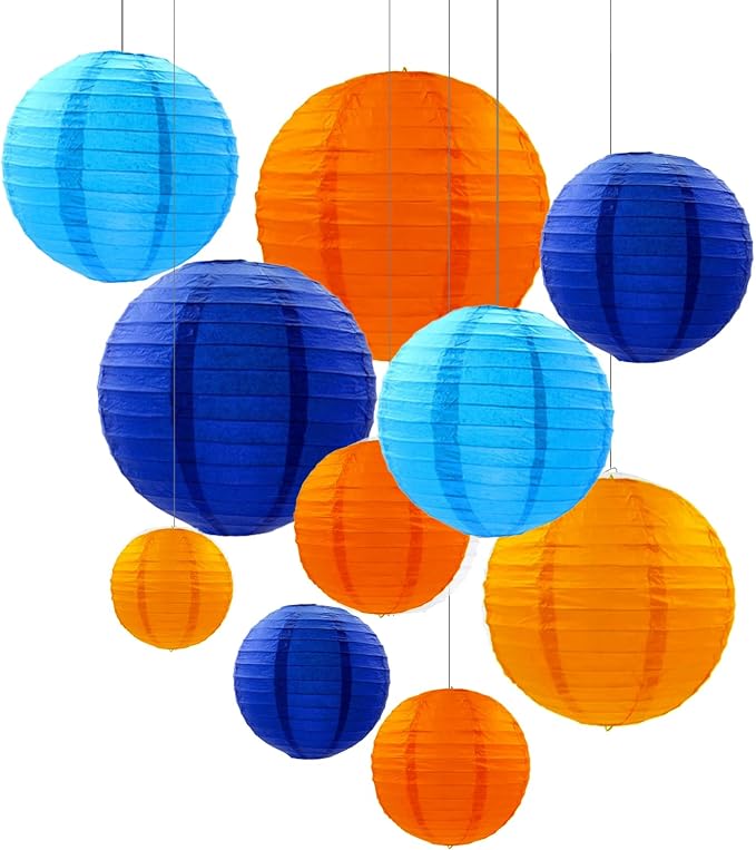 ZOOYOO 10Pcs Paper Lanterns, Graduation, Theme Party Garden Home Decor by ZOOYOO