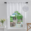 Beda Home Tassel Linen Textured Swag Curtain Valance by BedaHomeBedaLife