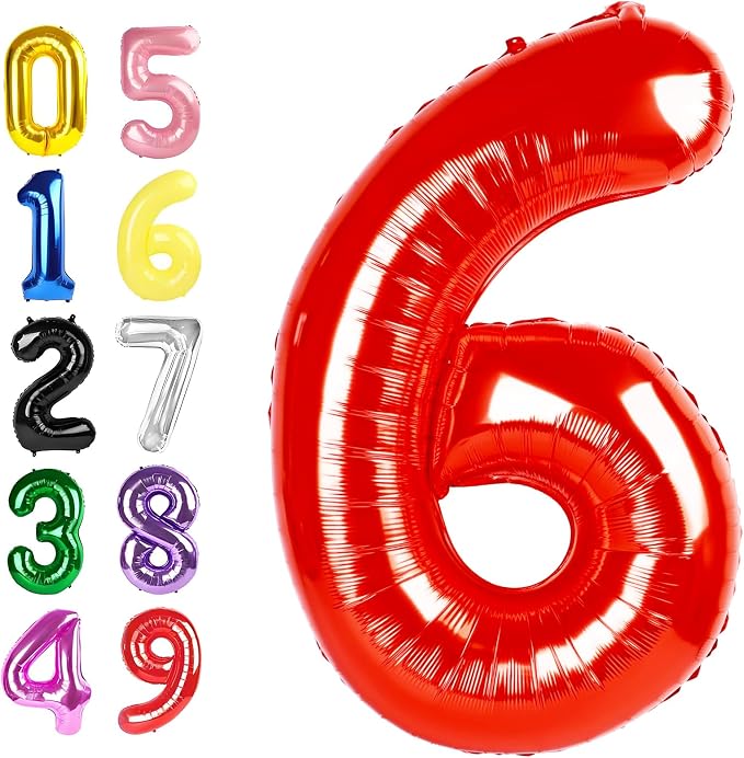 Birthday Number Balloons 40 Inch 5 Balloon by Argthjy